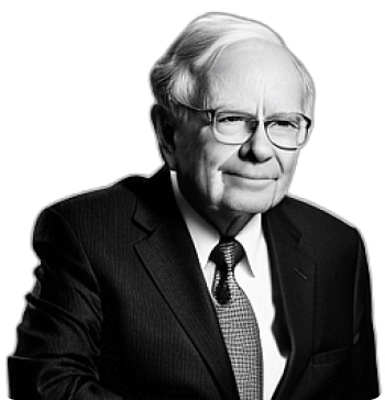 Portrait picture of the amazing Warren Buffett.